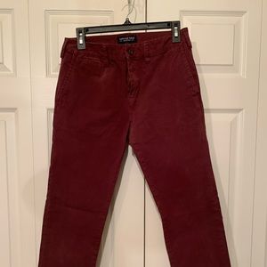 Burgundy Extreme flex khaki